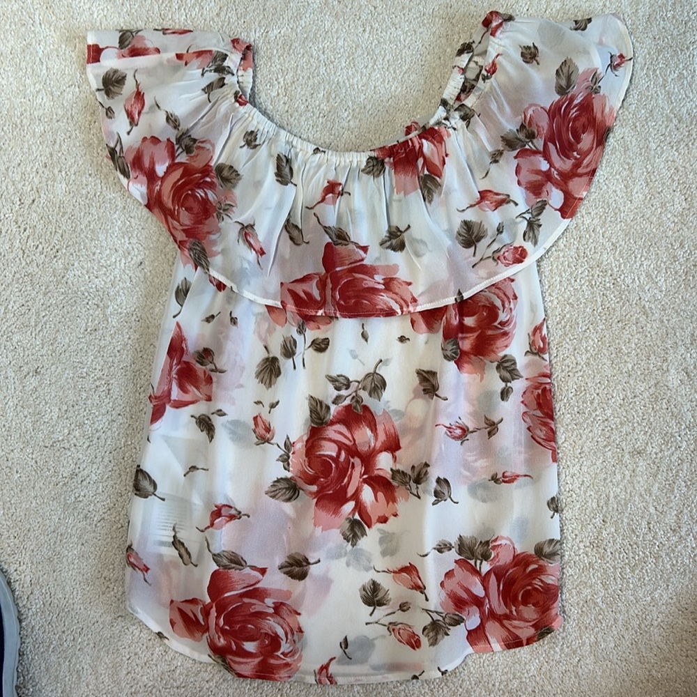 Reformation Rose Blouse-EUC! - Picture 5 of 8